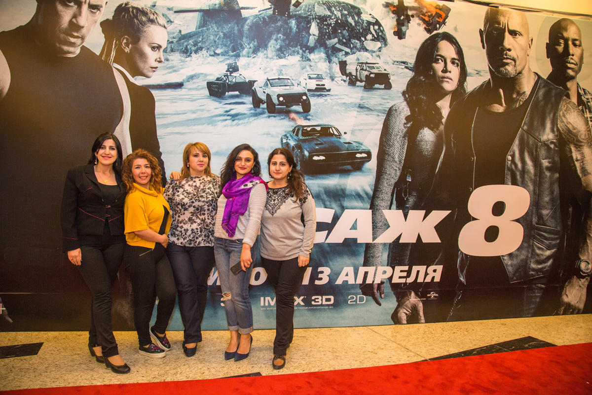 В Park Cinema IMAX прошел пресс-показ захватывающего блокбастера "Форсаж 8" (ФОТО)