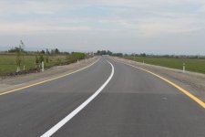 President Aliyev attended opening of Mingachevir-Mingachevir station stretch of Mingachevir-Bahramtapa highway (PHOTO)