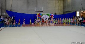В Баку состоялось открытое первенство по художественной гимнастике "AURA" (ФОТО)