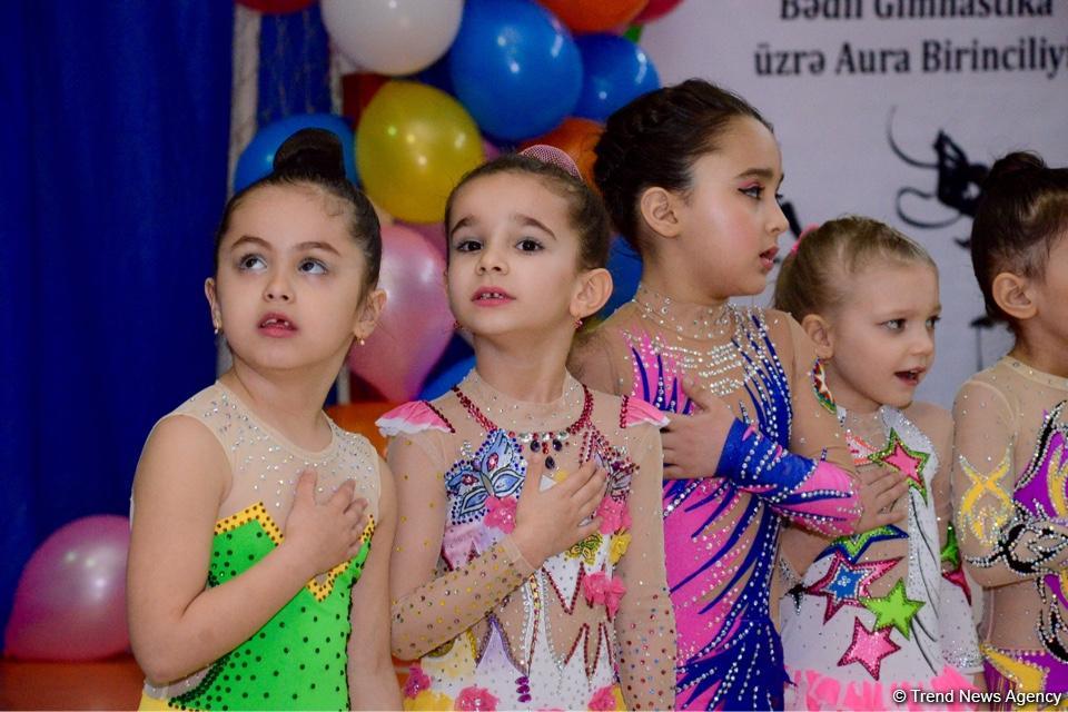 В Баку состоялось открытое первенство по художественной гимнастике "AURA" (ФОТО)