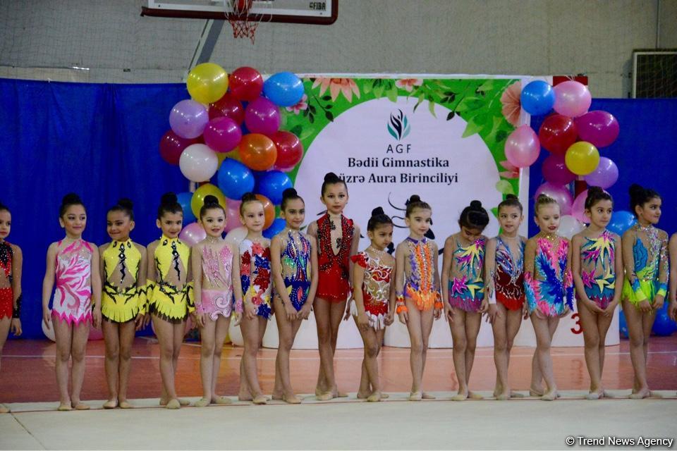 В Баку состоялось открытое первенство по художественной гимнастике "AURA" (ФОТО)