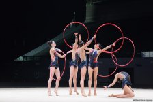 Azerbaijani gymnasts’ team reaches FIG World Cup hoops finals (PHOTO)