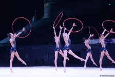 Azerbaijani gymnasts’ team reaches FIG World Cup hoops finals (PHOTO)