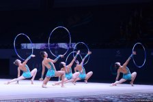 Azerbaijani gymnasts’ team reaches FIG World Cup hoops finals (PHOTO)