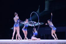 Azerbaijani gymnasts’ team reaches FIG World Cup hoops finals (PHOTO)