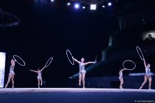 Azerbaijani gymnasts’ team reaches FIG World Cup hoops finals (PHOTO)