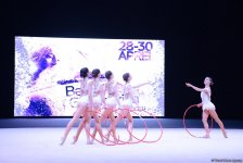 Azerbaijani gymnasts’ team reaches FIG World Cup hoops finals (PHOTO)