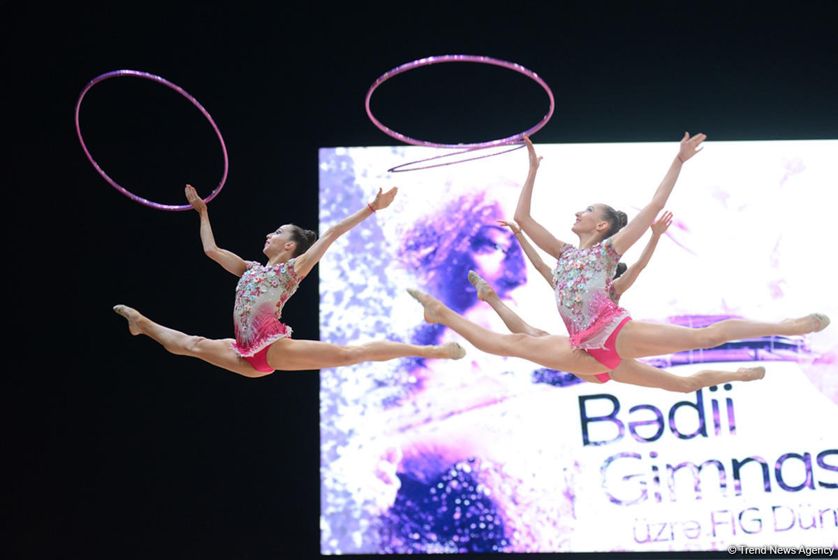 Azerbaijani gymnasts’ team reaches FIG World Cup hoops finals (PHOTO)