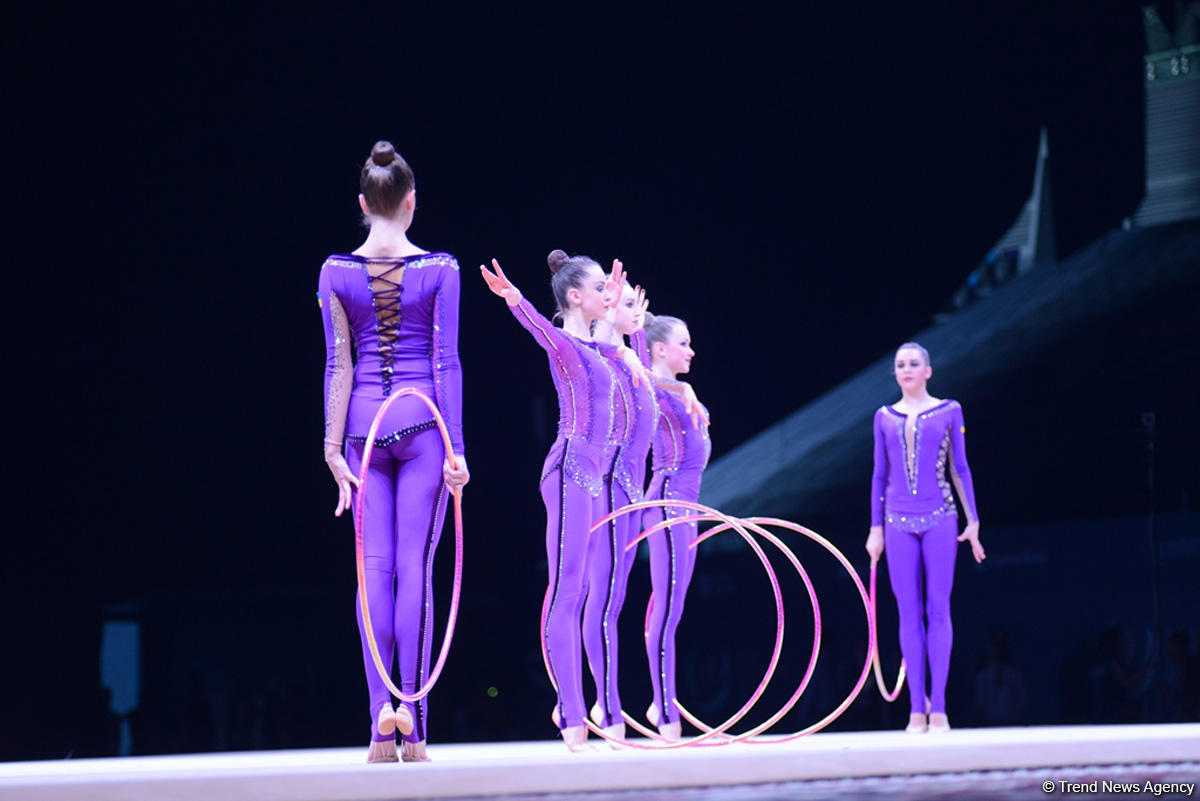 Azerbaijani gymnasts’ team reaches FIG World Cup hoops finals (PHOTO)