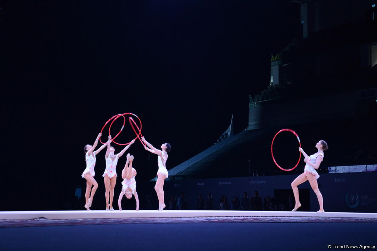 Azerbaijani gymnasts’ team reaches FIG World Cup hoops finals (PHOTO)