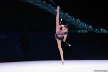 Лучшие моменты финального дня соревнований Кубка мира по художественной гимнастике в Баку (ФОТО)
