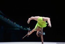 Лучшие моменты финального дня соревнований Кубка мира по художественной гимнастике в Баку (ФОТО)