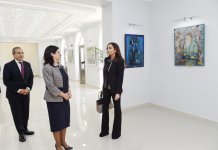 First VP Mehriban Aliyeva attends opening of Culture and Arts University’s renovated block (PHOTO)