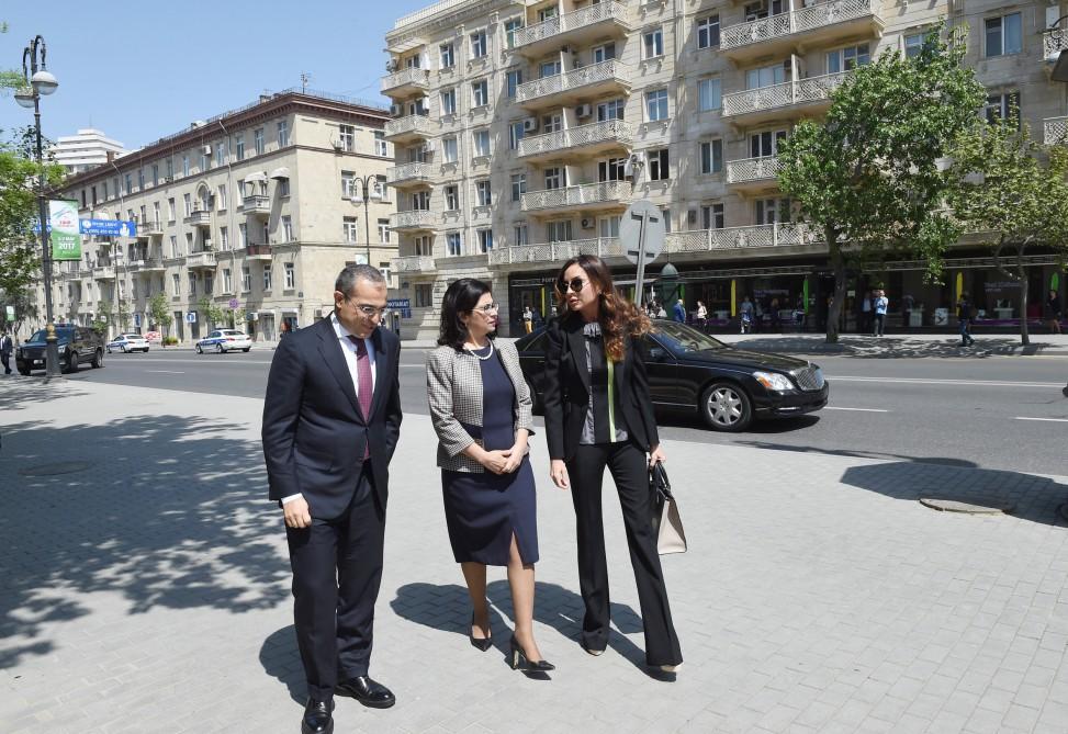 First VP Mehriban Aliyeva attends opening of Culture and Arts University’s renovated block (PHOTO)