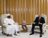 Президент Ильхам Алиев: Для дальнейшего развития отношений между Азербайджаном и Мали существуют хорошие возможности (ФОТО)