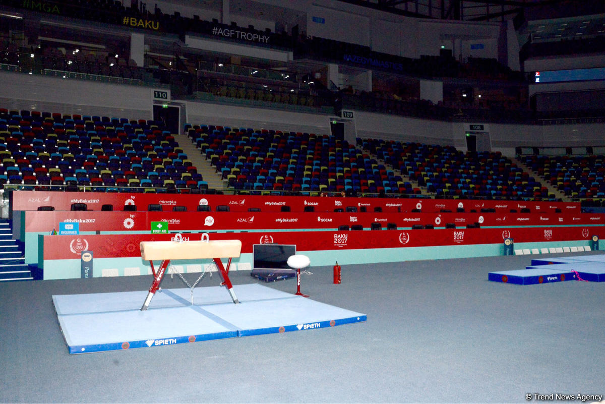 National Gymnastics Arena preparing for Baku 2017 (PHOTO)