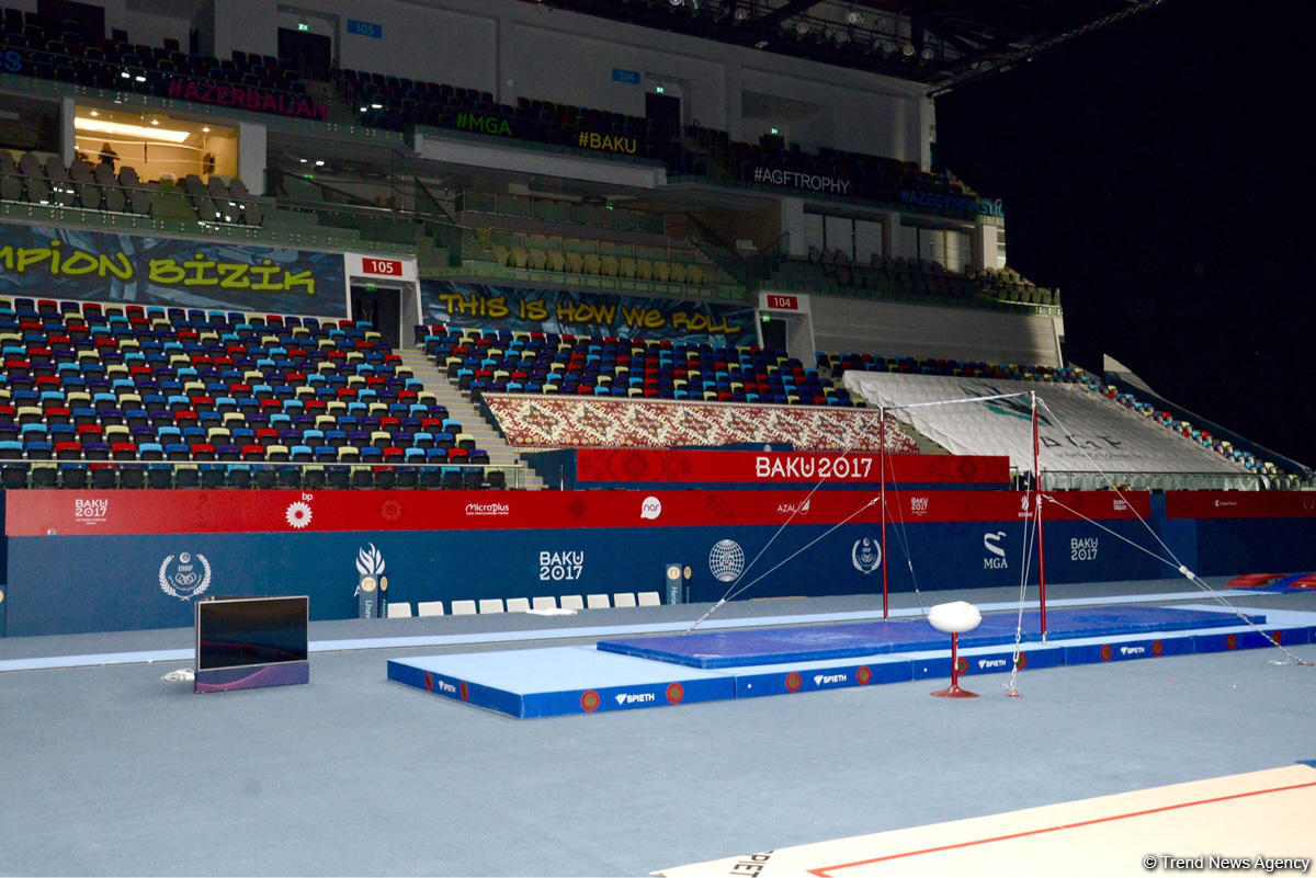 National Gymnastics Arena preparing for Baku 2017 (PHOTO)