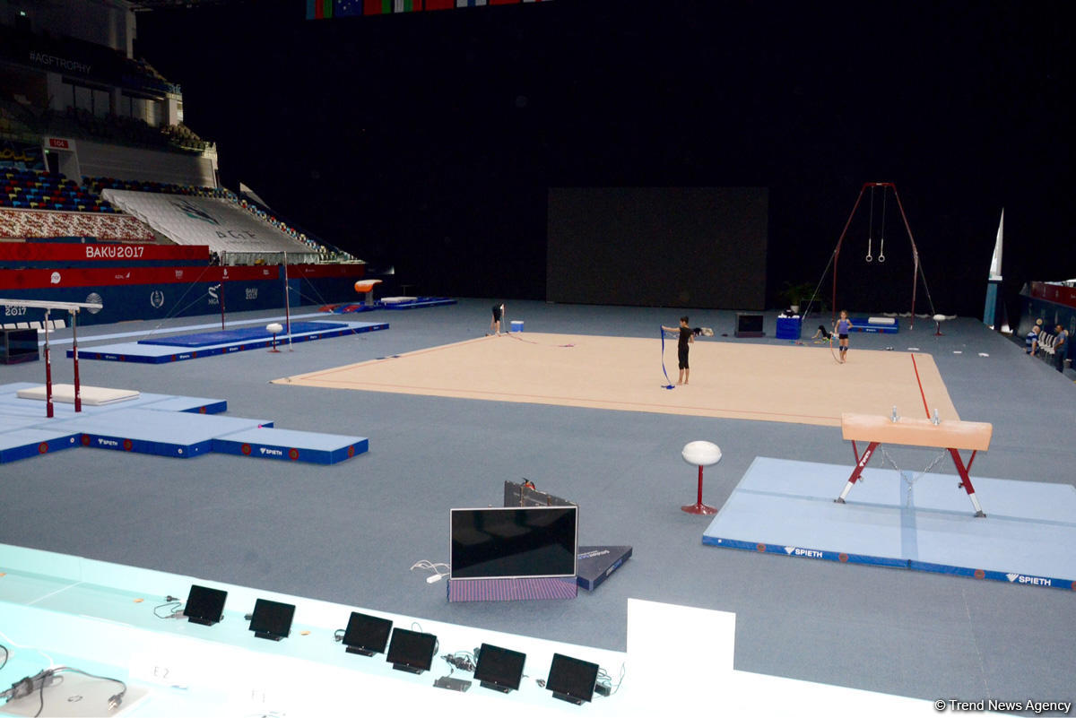 National Gymnastics Arena preparing for Baku 2017 (PHOTO)