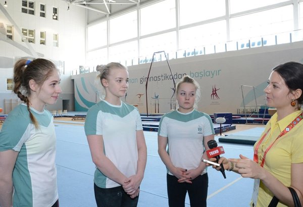 Azerbaijan’s female artistic gymnastics team ready to show good results at Baku 2017 (PHOTO)