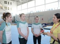 Azerbaijan’s female artistic gymnastics team ready to show good results at Baku 2017 (PHOTO)