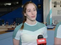 Azerbaijan’s female artistic gymnastics team ready to show good results at Baku 2017 (PHOTO)