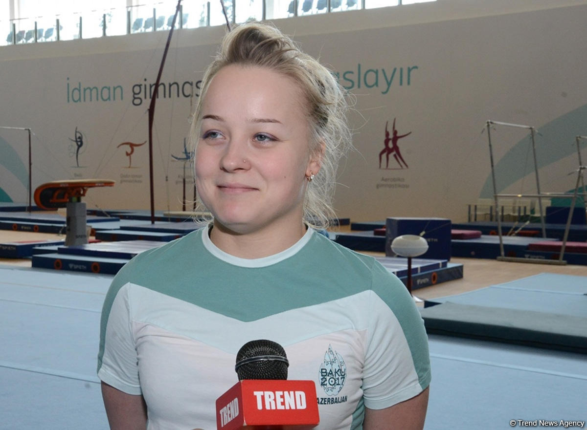 Azerbaijan’s female artistic gymnastics team ready to show good results at Baku 2017 (PHOTO)