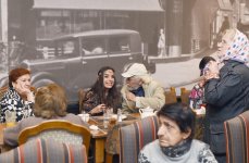 Вице-президент Фонда Гейдара Алиева Лейла Алиева встретилась с жителями пансионата для инвалидов войны и труда (ФОТО)