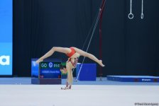 В рамках Исламиады в Баку стартовал второй день соревнований по художественной гимнастике (ФОТО)