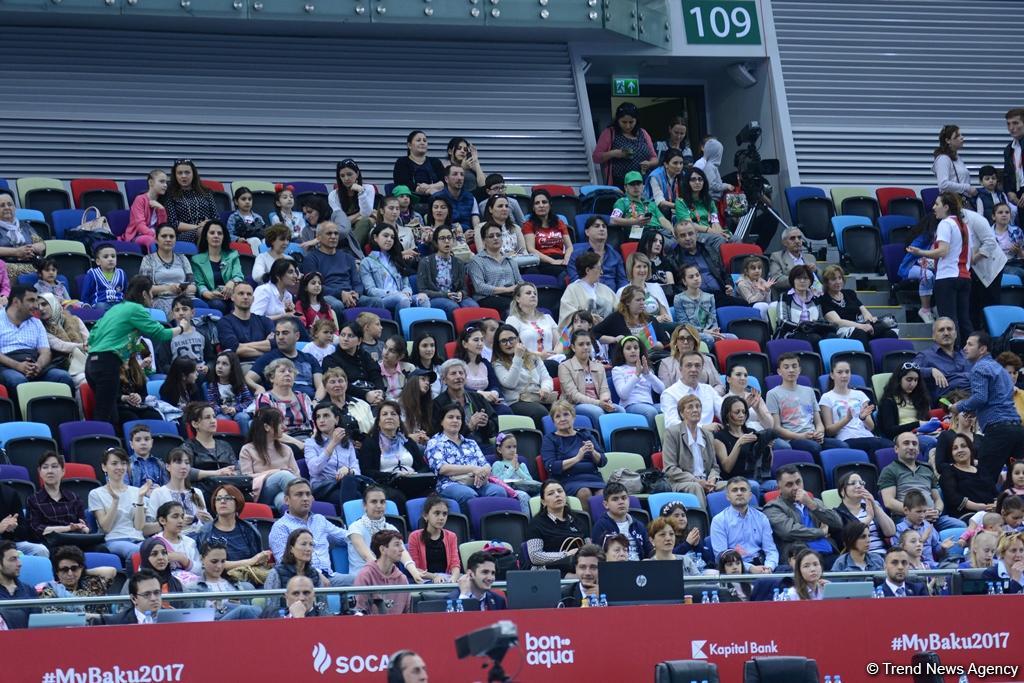 Finals in rhythmic gymnastics start at Baku 2017 (PHOTO)