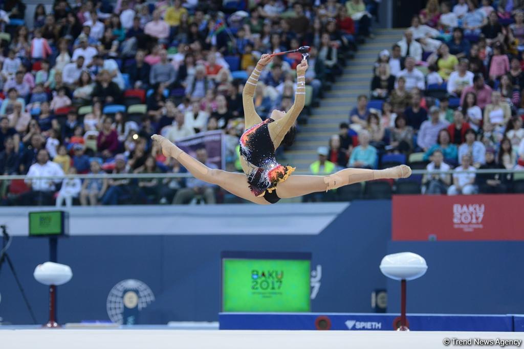 Finals in rhythmic gymnastics start at Baku 2017 (PHOTO)