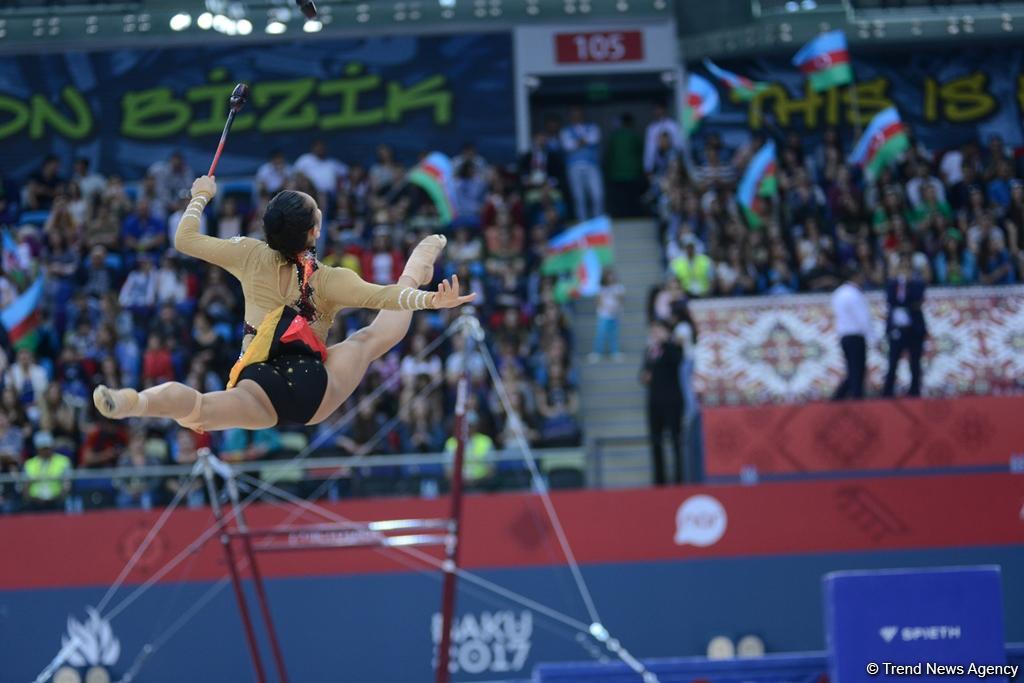 Finals in rhythmic gymnastics start at Baku 2017 (PHOTO)