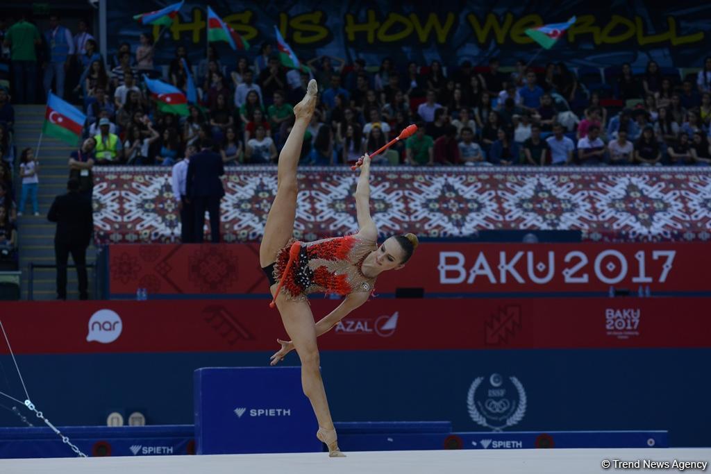 Finals in rhythmic gymnastics start at Baku 2017 (PHOTO)
