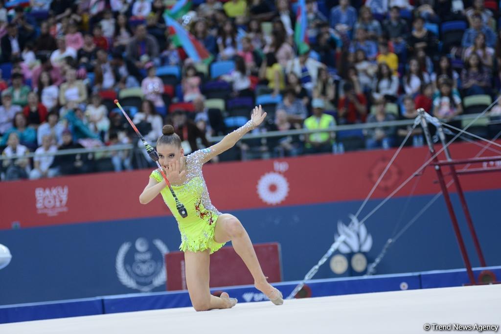 Finals in rhythmic gymnastics start at Baku 2017 (PHOTO)