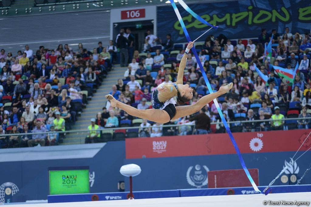 Finals in rhythmic gymnastics start at Baku 2017 (PHOTO)