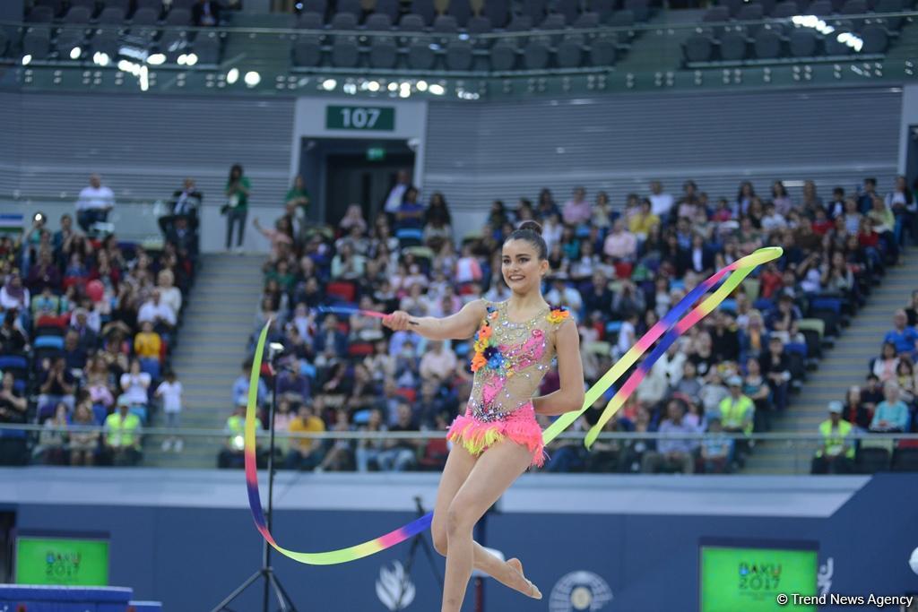 Finals in rhythmic gymnastics start at Baku 2017 (PHOTO)