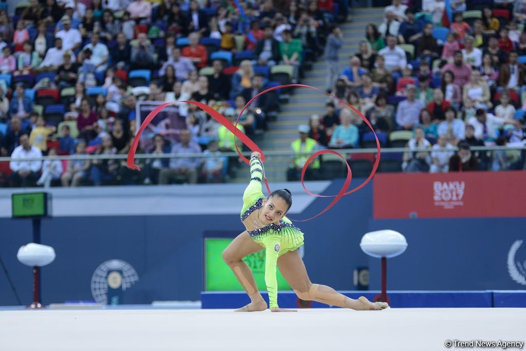 Finals in rhythmic gymnastics start at Baku 2017 (PHOTO)