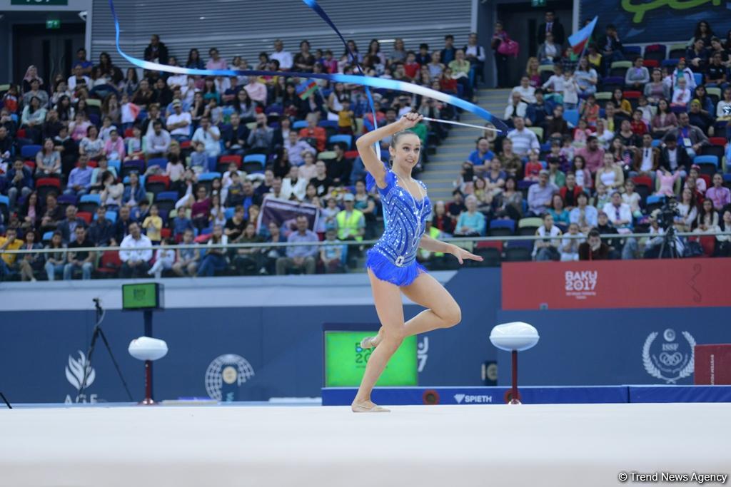 Finals in rhythmic gymnastics start at Baku 2017 (PHOTO)