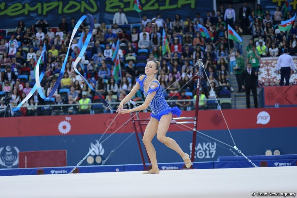 Finals in rhythmic gymnastics start at Baku 2017 (PHOTO)