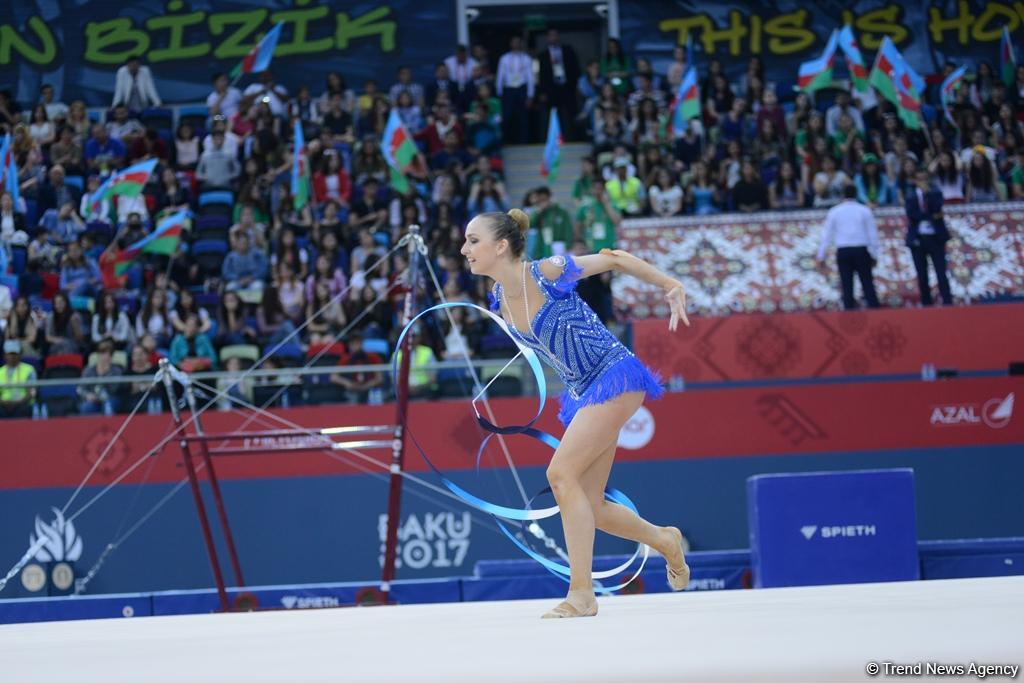 Finals in rhythmic gymnastics start at Baku 2017 (PHOTO)