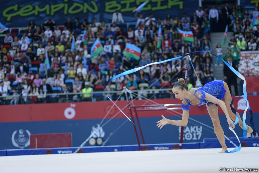 Finals in rhythmic gymnastics start at Baku 2017 (PHOTO)