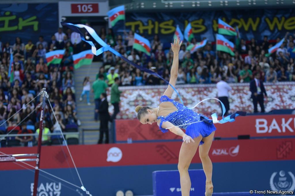 Finals in rhythmic gymnastics start at Baku 2017 (PHOTO)