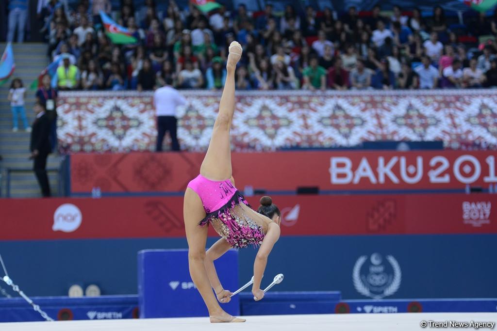 Finals in rhythmic gymnastics start at Baku 2017 (PHOTO)