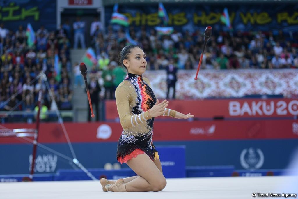 Finals in rhythmic gymnastics start at Baku 2017 (PHOTO)