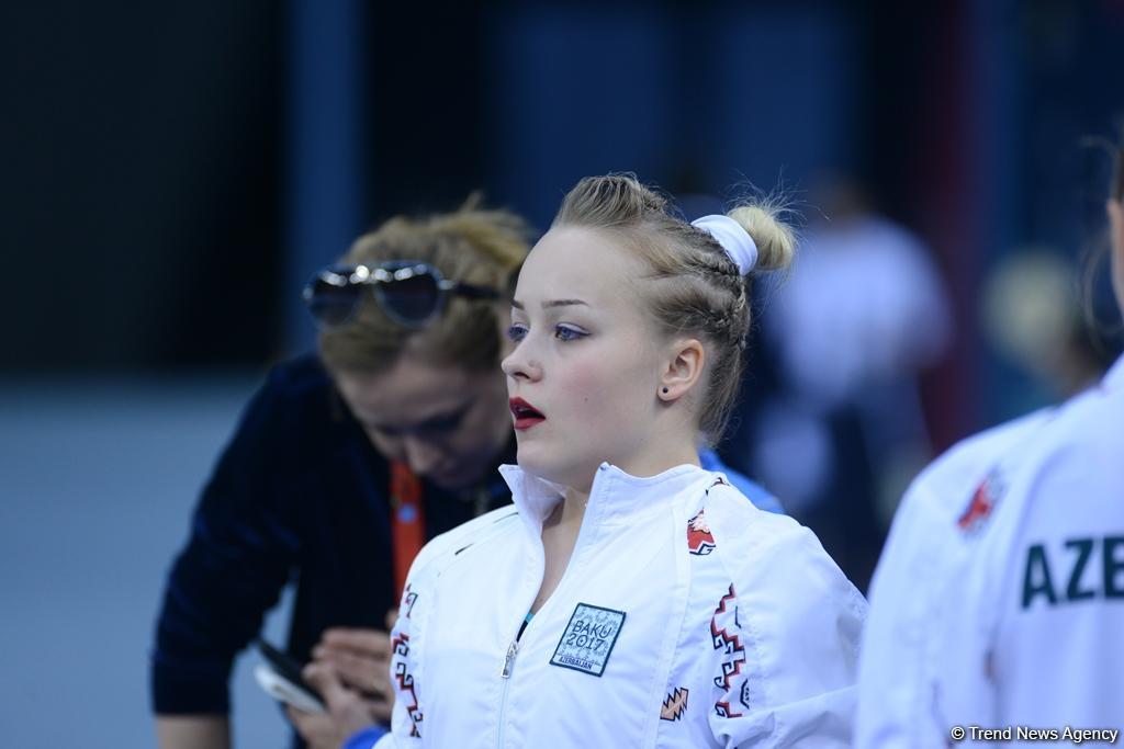 Azerbaijan's artistic gymnastics team wins gold at Baku 2017 (PHOTO)