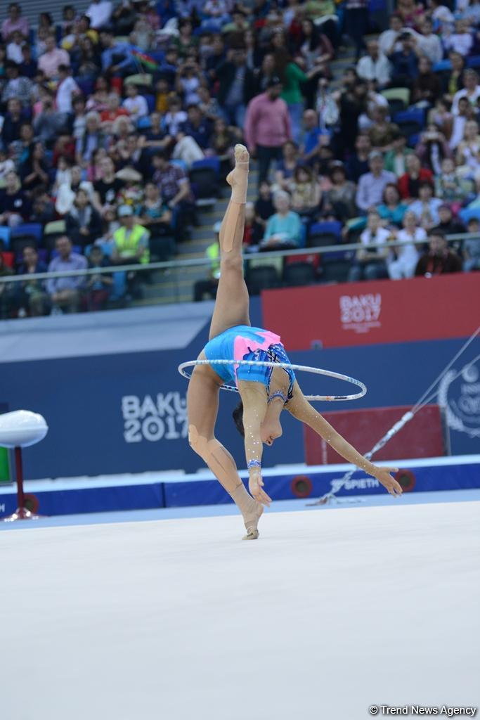 Finals in rhythmic gymnastics start at Baku 2017 (PHOTO)