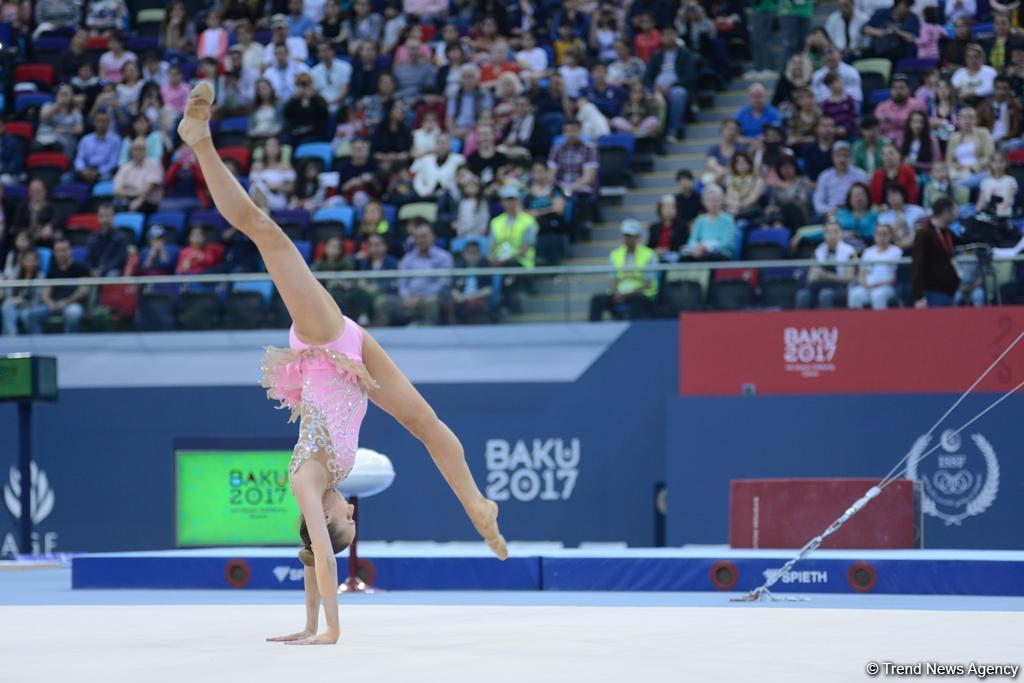 Finals in rhythmic gymnastics start at Baku 2017 (PHOTO)