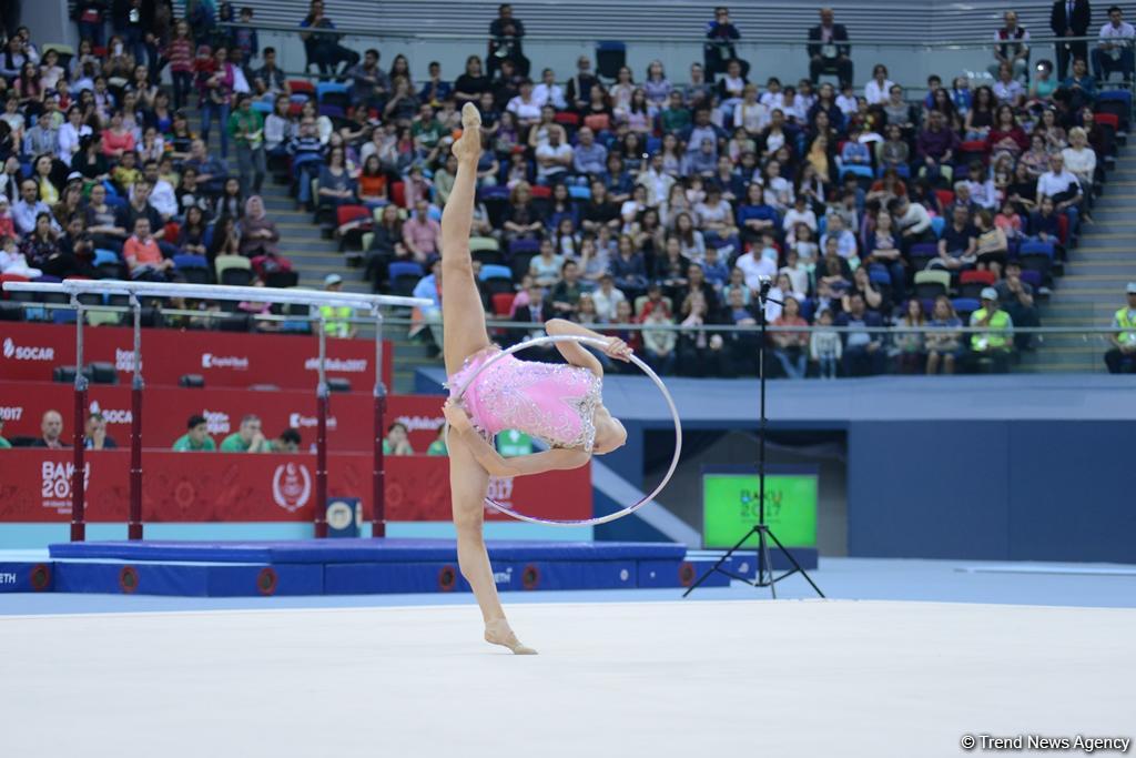 Finals in rhythmic gymnastics start at Baku 2017 (PHOTO)
