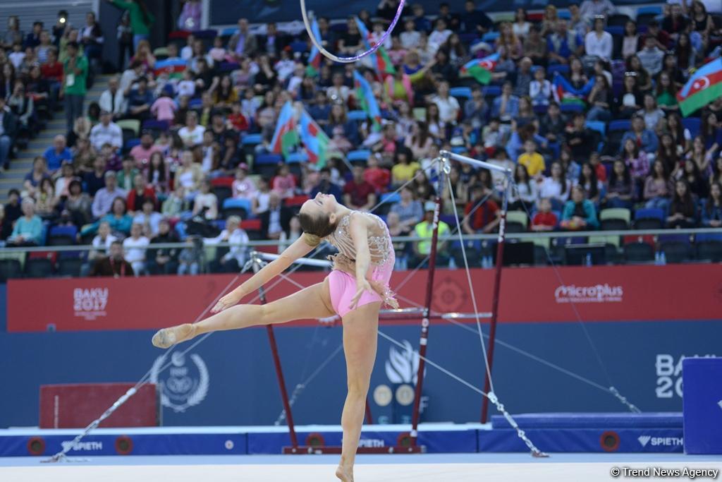 Finals in rhythmic gymnastics start at Baku 2017 (PHOTO)