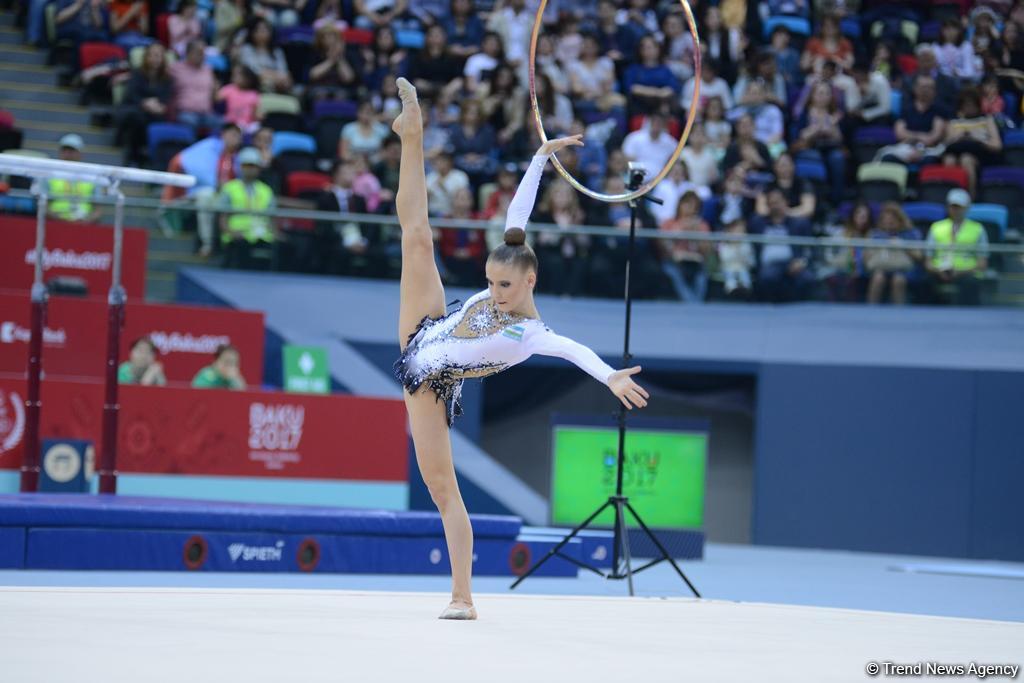 Finals in rhythmic gymnastics start at Baku 2017 (PHOTO)