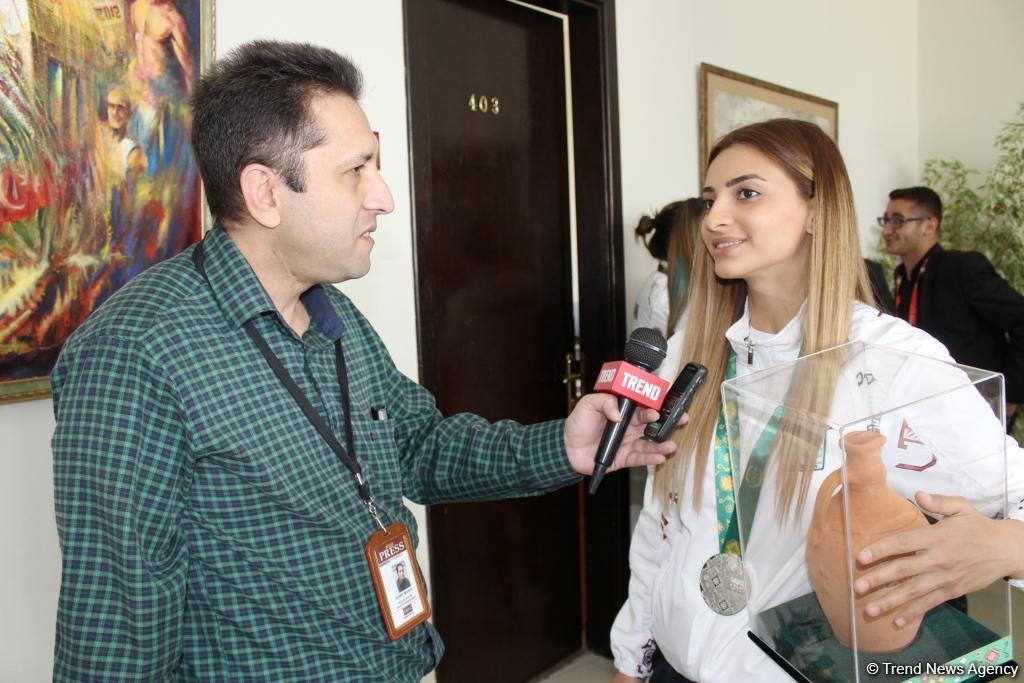 После Исламиады в Баку нацелена на Олимпиаду в Токио – серебряный призер Илаха Гасымова (ФОТО)
